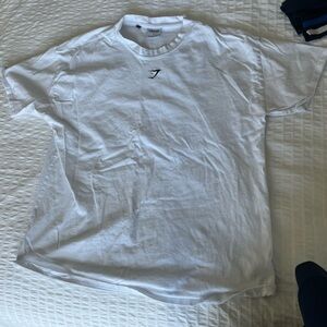 Gymshark White Short Sleeve Tee